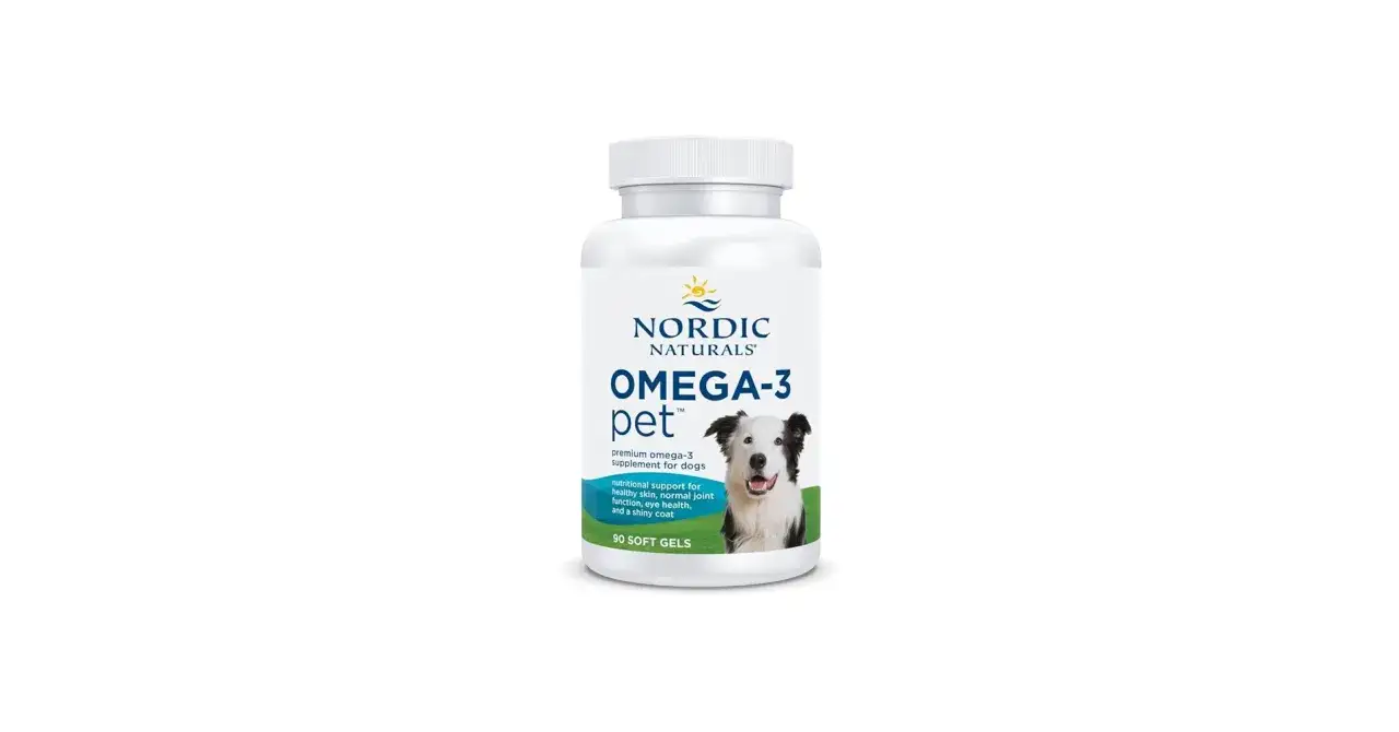 Suplementy dla psa: Nordic Naturals Omega-3 Pet, wsparcie dla skóry, stawów i oczu. 90 kapsułek.
